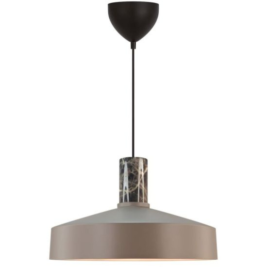 Nordlux Elvas barna-fekete függesztett lámpa (NOR-2512013018) E27 1 izzós IP20