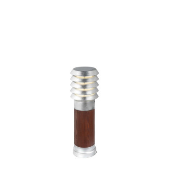 Norlys Alta Wood barna-szürke LED kültéri állólámpa (NO-1669GA) LED 1 izzós IP65