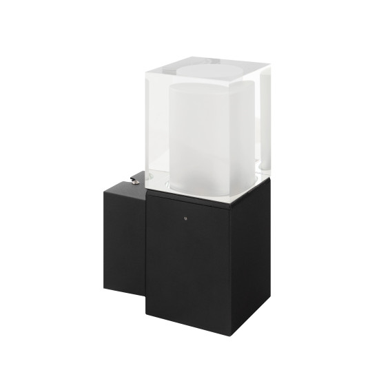 Norlys Arendal Mini fekete LED kültéri fali lámpa (NO-1252BL) LED 1 izzós IP65