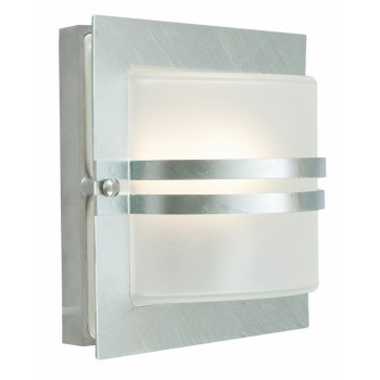 Norlys Bern szürke-átlátszó LED kültéri fali lámpa (NO-655GA) LED 1 izzós IP54