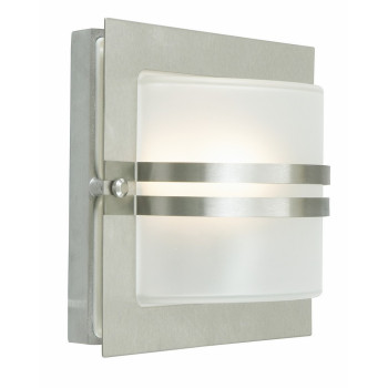Norlys Bern matt króm-átlátszó LED kültéri fali lámpa (NO-655ST) LED 1 izzós IP54