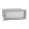 Norlys Bornholm  matt króm-fehér LED kültéri fali lámpa/LED kültéri mennyezeti lámpa (NO-542AL) LED 1 izzós IP65