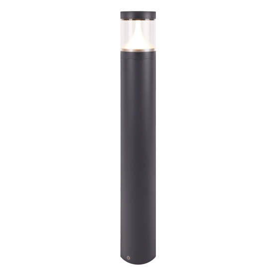 Norlys Egersund Mini grafit-átlátszó LED kültéri állólámpa (NO-5117GR) LED 1 izzós IP65