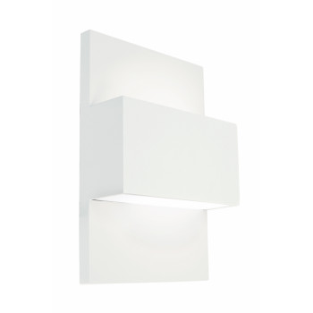 Norlys Geneve fehér kültéri fali lámpa (NO-874W) E27 1 izzós IP54