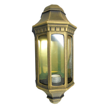 Norlys Genova fekete-átlátszó kültéri fali lámpa (NO-170B) E27 1 izzós IP54