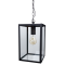 Norlys Lofoten fekete-átlátszó kültéri függesztett lámpa (NO-1944B) E27 1 izzós IP44
