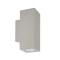 Norlys Sandvik matt króm kültéri fali lámpa (NO-1730AL) GU10 2 izzós IP65