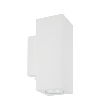 Norlys Sandvik fehér kültéri fali lámpa (NO-1730W) GU10 2 izzós IP65