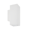 Norlys Sandvik fehér kültéri fali lámpa (NO-1730W) GU10 2 izzós IP65
