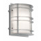 Norlys Stockholm szürke-fehér kültéri fali lámpa (NO-220GA) E27 1 izzós IP54