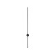 Nova Luce Aden fekete LED falikar (NL-9081810) LED 1 izzós IP20