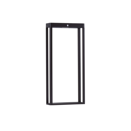 Nova Luce Berni  fekete LED mozgásérzékelős kültéri állólámpa (NL-9030566) LED 1 izzós IP65
