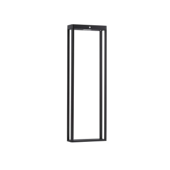 Nova Luce Berni  fekete LED mozgásérzékelős kültéri állólámpa (NL-9030567) LED 1 izzós IP65