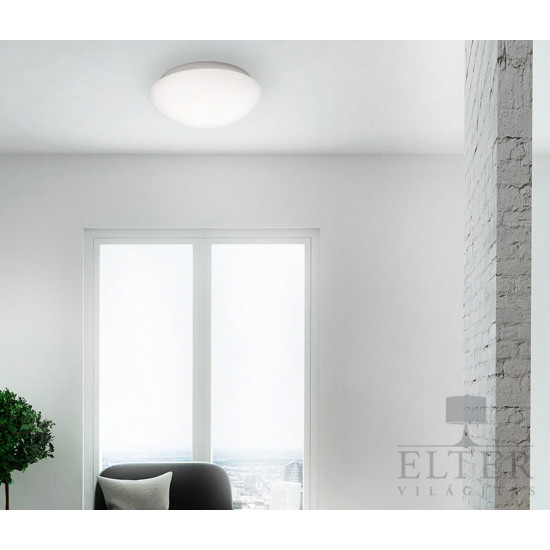 Nova Luce Brest fehér vízvédett mennyezeti lámpa (NL-832403) E27 2 izzós IP44