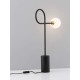 Nova Luce Dedalo fekete-fehér asztali lámpa (NL-9010223) G9 1 izzós IP20