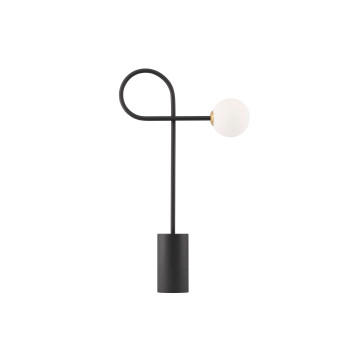 Nova Luce Dedalo fekete-fehér asztali lámpa (NL-9010223) G9 1 izzós IP20