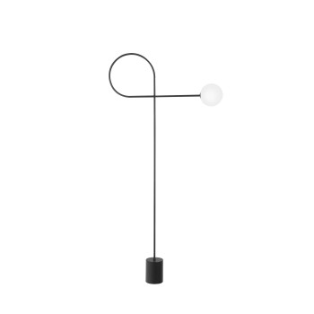 Nova Luce Dedalo fekete-fehér állólámpa (NL-9010224) G9 1 izzós IP20