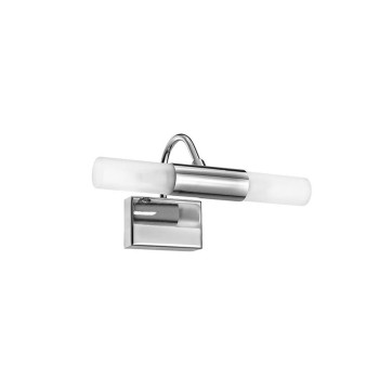 Nova Luce Dritto fehér-króm vízvédett fali lámpa (NL-71606601) G9 2 izzós IP44