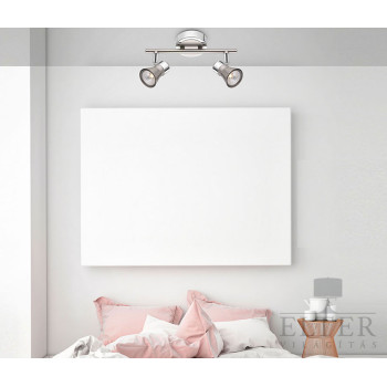 Nova Luce Galeria króm mennyezeti spotlámpa (NL-663002) GU10 2 izzós IP20