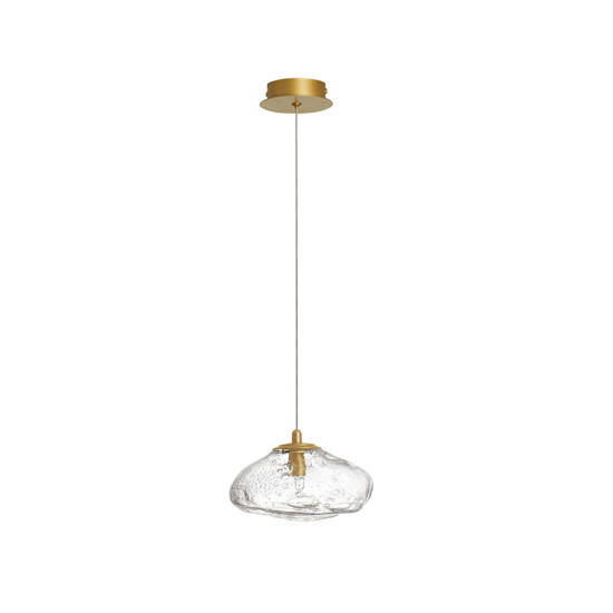 Nova Luce King sárgaréz-átlátszó függesztett lámpa (NL-9006046) G9 1 izzós IP20