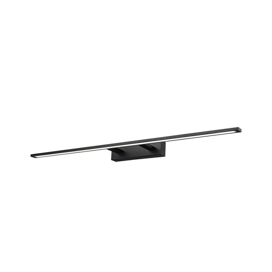Nova Luce Livia fekete vízvédett LED fali lámpa (NL-9053302) LED 1 izzós IP44