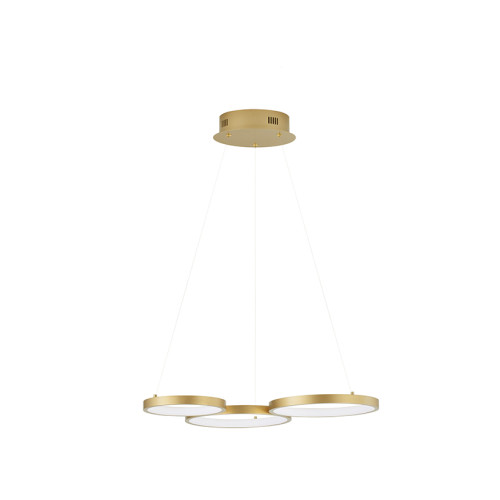 Nova Luce Magnus arany LED függesztett lámpa (NL-9248116) LED 1 izzós IP20