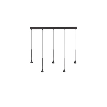 Nova Luce Net fekete LED függesztett lámpa (NL-9060218) LED 1 izzós IP20