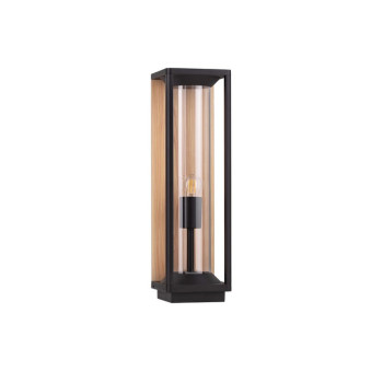 Nova Luce Pacific  fekete-átlátszó kültéri állólámpa (NL-9030604) E27 1 izzós IP65