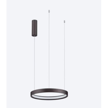 Nova Luce Perrine barna LED függesztett lámpa (NL-9345647) LED 1 izzós IP20