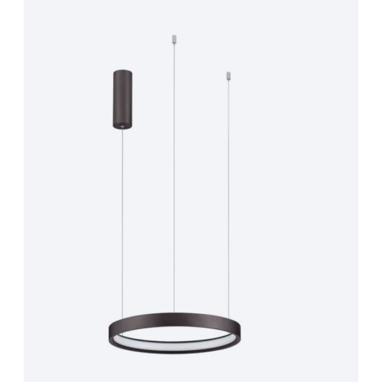Nova Luce Perrine barna LED függesztett lámpa (NL-9345647) LED 1 izzós IP20
