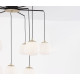 Nova Luce The Egg arany-fehér függesztett lámpa (NL-9009260) G9 8 izzós IP20