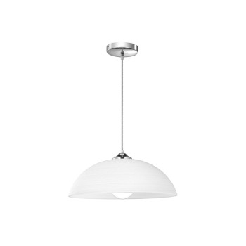 Nova Luce Vinca fehér-króm függesztett lámpa (NL-600822) E27 1 izzós IP20