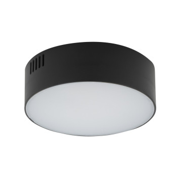 Nowodvorski Lid Round fekete LED mennyezeti lámpa (TL-10406) LED 1 izzós IP20
