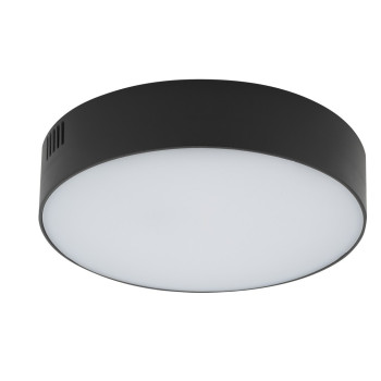 Nowodvorski Lid Round fekete LED mennyezeti lámpa (TL-10407) LED 1 izzós IP20