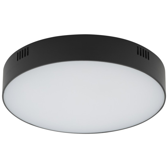 Nowodvorski Lid Round fekete LED mennyezeti lámpa (TL-10408) LED 1 izzós IP20