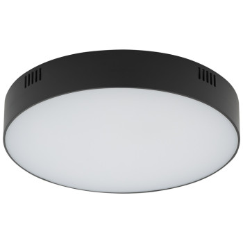 Nowodvorski Lid Round fekete LED mennyezeti lámpa (TL-10417) LED 1 izzós IP20