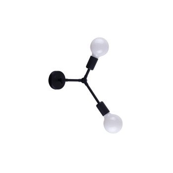 NOWODVORSKI TWIG fekete falikar (TL-9141) E27 2 izzós IP20