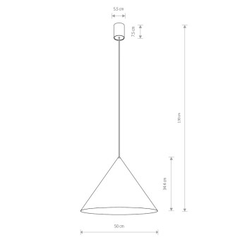 Nowodvorski Zenith sötétszürke függesztett lámpa (TL-10873) GU10 1 izzós IP20