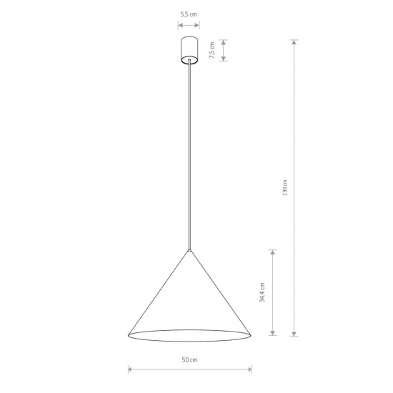 Nowodvorski Zenith sötétszürke függesztett lámpa (TL-10873) GU10 1 izzós IP20