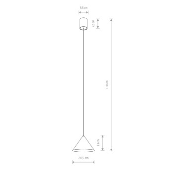 Nowodvorski Zenith sötétszürke függesztett lámpa (TL-10881) GU10 1 izzós IP20