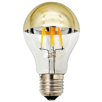 Optonica E27 LED izzó 4W 2700 Kelvin-40W-ot kiváltó-arany foncsorozott arany-átlátszó filament LED izzó (1893) E27