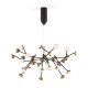 Orion Blossom fekete-réz LED csillár (ORI-LU 1733/36) LED 1 izzós IP20
