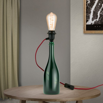 Orion Bottle bordó palackba illeszthető asztali lámpa (ORI-LA 4-1219_BOR) E27 1 izzós IP20