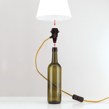 Orion Bottle arany palackba illeszthető asztali lámpa (ORI-LA 4-1219_GO) E27 1 izzós IP20