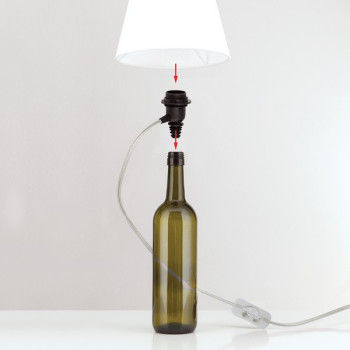 Orion Bottle átlátszó palackba illeszthető asztali lámpa (ORI-LA 4-1219_TR) E27 1 izzós IP20