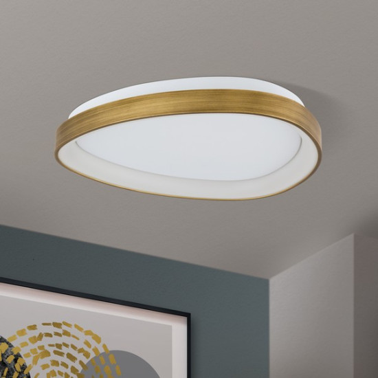 Orion Charlie antik sárgaréz LED mennyezeti lámpa (ORI-DL 7-696/45) LED 1 izzós IP20