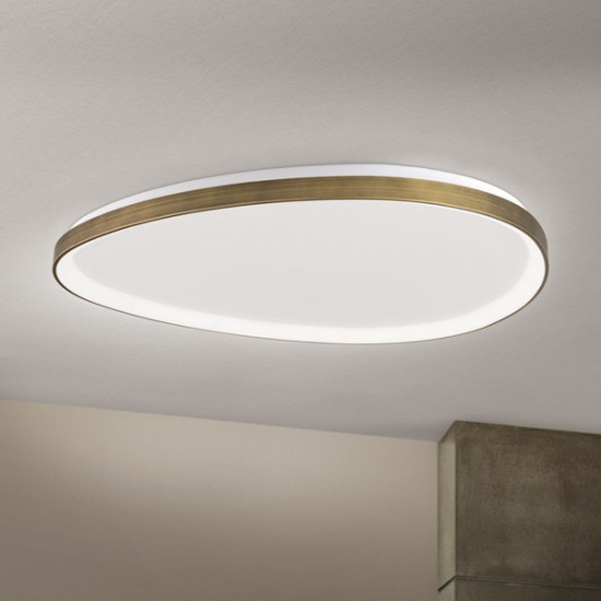 Orion Charlie antik sárgaréz LED mennyezeti lámpa (ORI-DL 7-696/80) LED 1 izzós IP20