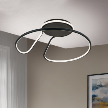 Orion Claire fekete LED mennyezeti lámpa (ORI-DL 7-690) LED 1 izzós IP20