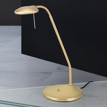 Orion Cobra matt sárgaréz LED asztali lámpa (ORI-LA 4-1189_BR) LED 1 izzós IP20