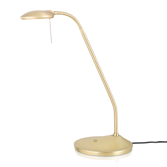 Orion Cobra matt sárgaréz LED asztali lámpa (ORI-LA 4-1189_BR) LED 1 izzós IP20